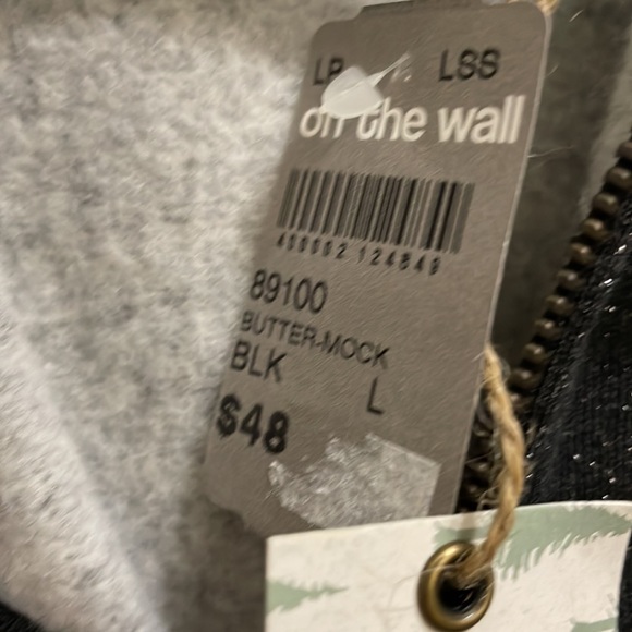 Butter black sparkle jacket (sz l) - Picture 4 of 12